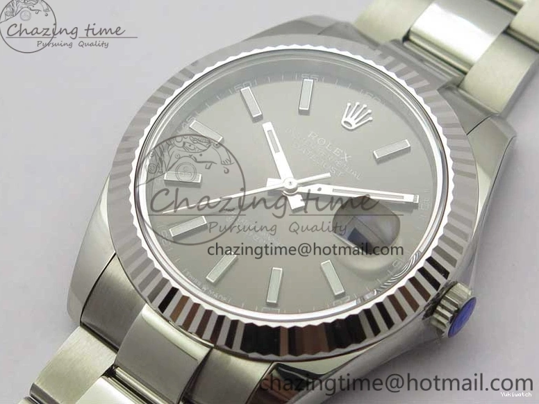 41 DateJust on Bracelet 1:1 Gray ARF Dial Steel A2824 126334 New Oyster Edition Best 904L V3 0423